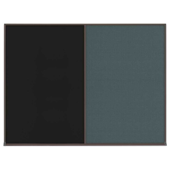 Triple Door Radius Corkboard, 72"X48", B